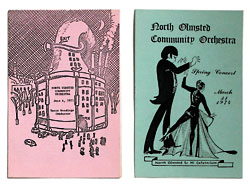 Concert program covers from the 1970s